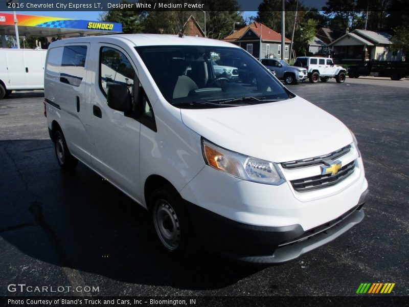 Designer White / Medium Pewter 2016 Chevrolet City Express LT