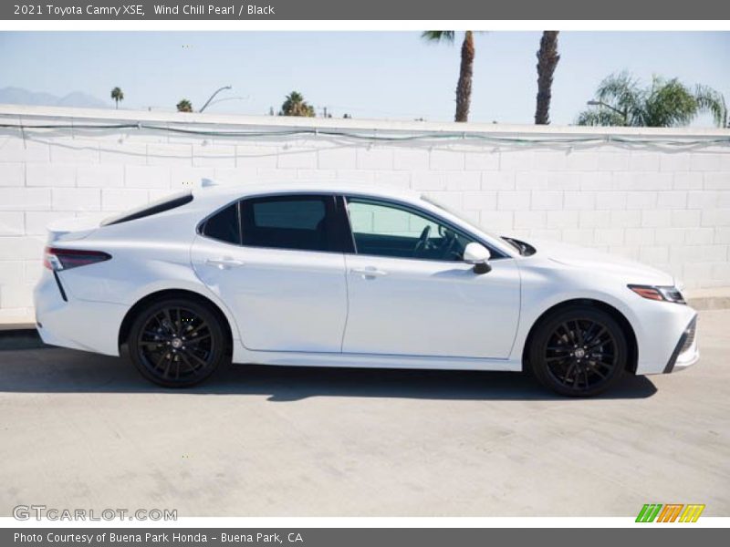 Wind Chill Pearl / Black 2021 Toyota Camry XSE