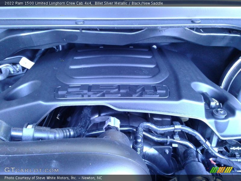 Billet Silver Metallic / Black/New Saddle 2022 Ram 1500 Limited Longhorn Crew Cab 4x4