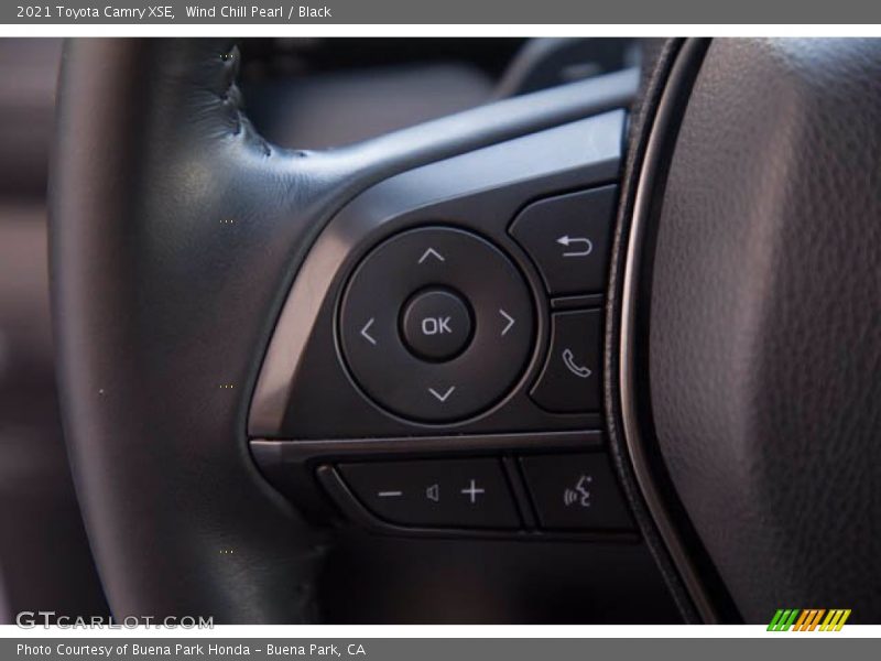 Wind Chill Pearl / Black 2021 Toyota Camry XSE
