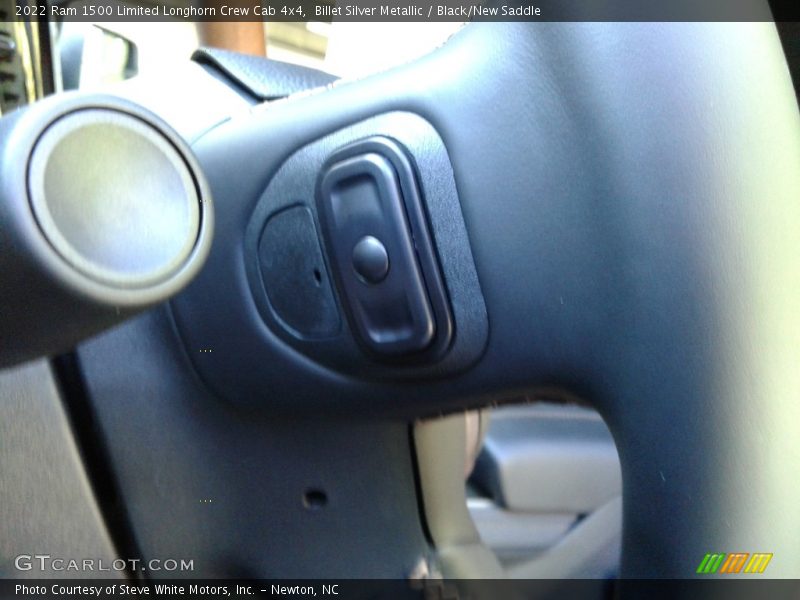 Billet Silver Metallic / Black/New Saddle 2022 Ram 1500 Limited Longhorn Crew Cab 4x4