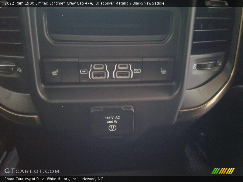 Billet Silver Metallic / Black/New Saddle 2022 Ram 1500 Limited Longhorn Crew Cab 4x4