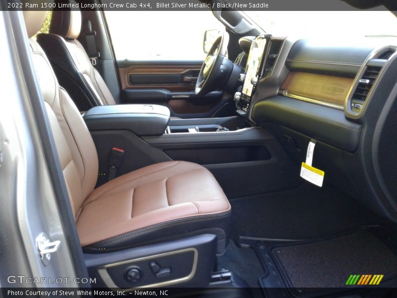  2022 1500 Limited Longhorn Crew Cab 4x4 Black/New Saddle Interior