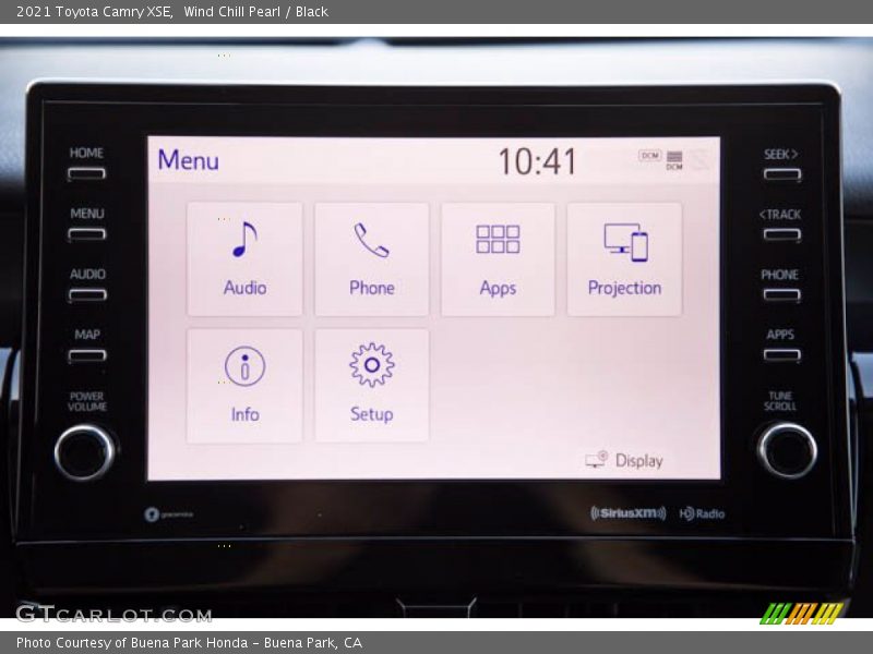 Wind Chill Pearl / Black 2021 Toyota Camry XSE