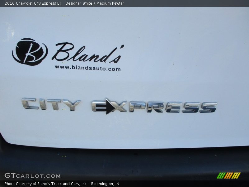 Designer White / Medium Pewter 2016 Chevrolet City Express LT