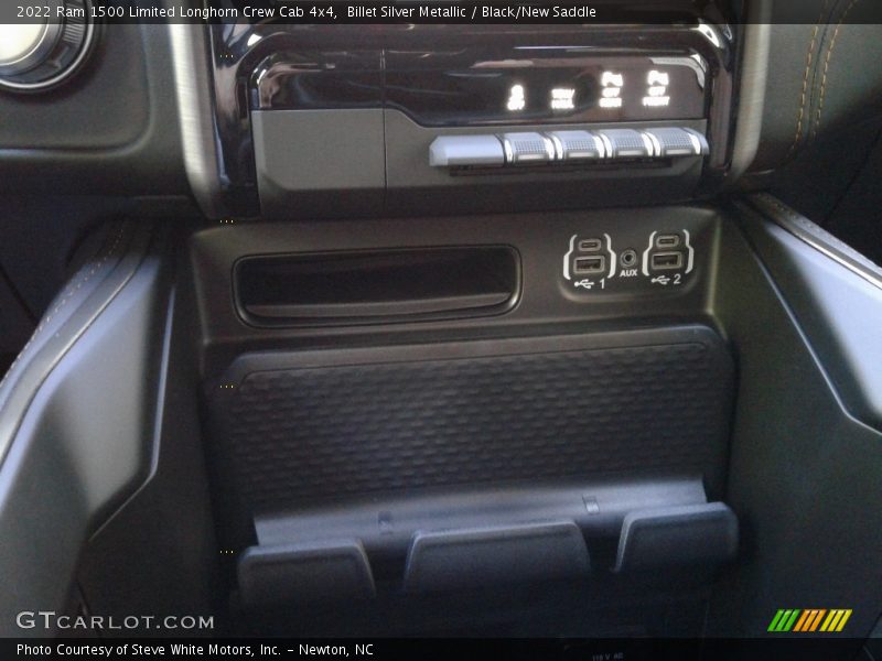 Billet Silver Metallic / Black/New Saddle 2022 Ram 1500 Limited Longhorn Crew Cab 4x4