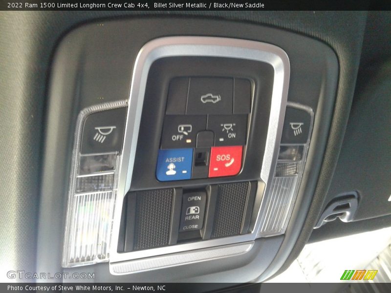 Billet Silver Metallic / Black/New Saddle 2022 Ram 1500 Limited Longhorn Crew Cab 4x4