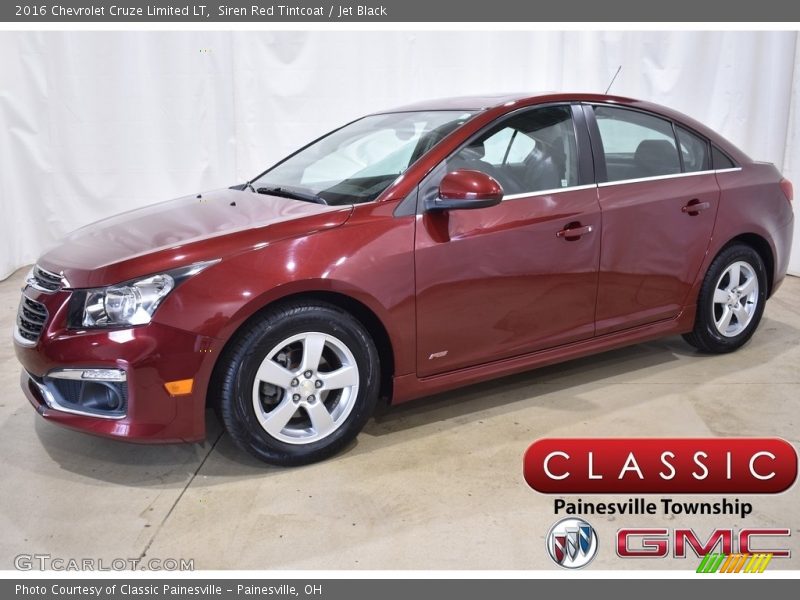 Siren Red Tintcoat / Jet Black 2016 Chevrolet Cruze Limited LT