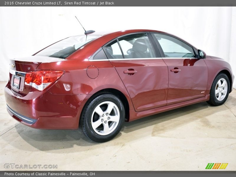 Siren Red Tintcoat / Jet Black 2016 Chevrolet Cruze Limited LT
