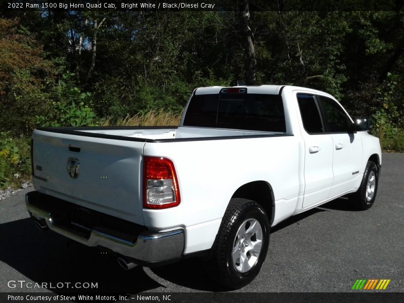 Bright White / Black/Diesel Gray 2022 Ram 1500 Big Horn Quad Cab