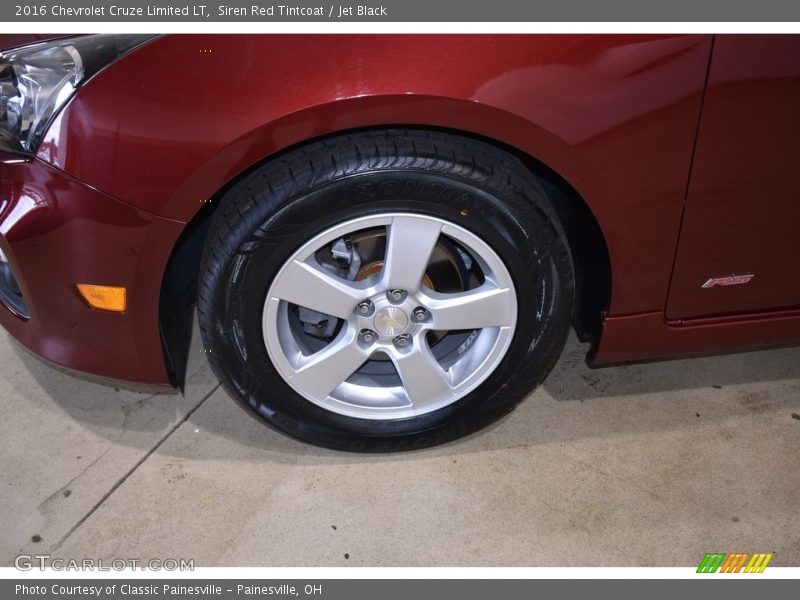 Siren Red Tintcoat / Jet Black 2016 Chevrolet Cruze Limited LT