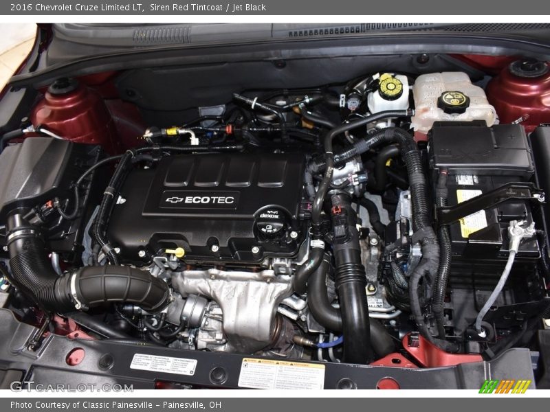 Siren Red Tintcoat / Jet Black 2016 Chevrolet Cruze Limited LT