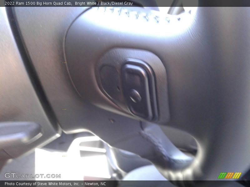 Bright White / Black/Diesel Gray 2022 Ram 1500 Big Horn Quad Cab
