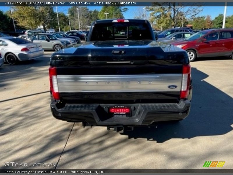Agate Black / Camelback 2019 Ford F450 Super Duty Limited Crew Cab 4x4