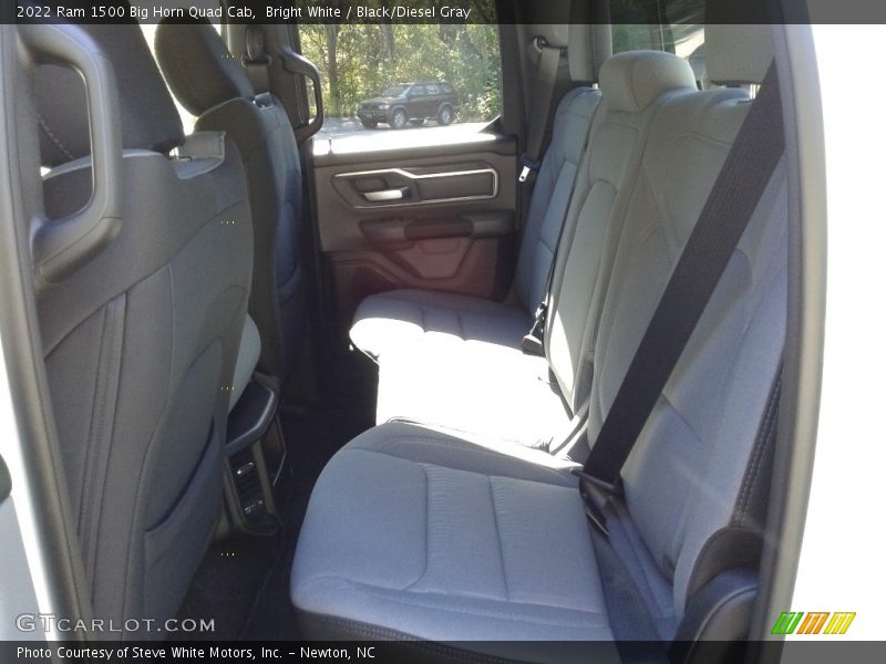 Rear Seat of 2022 1500 Big Horn Quad Cab