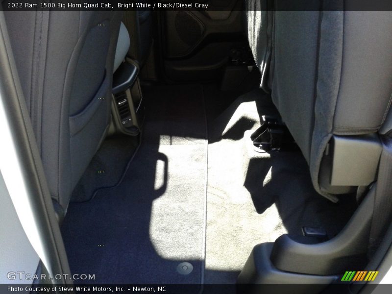 Bright White / Black/Diesel Gray 2022 Ram 1500 Big Horn Quad Cab