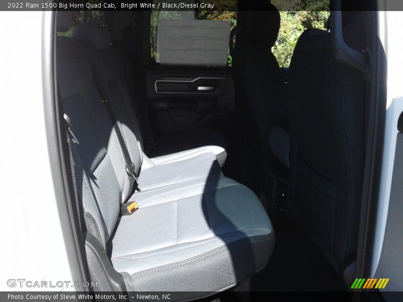 Bright White / Black/Diesel Gray 2022 Ram 1500 Big Horn Quad Cab