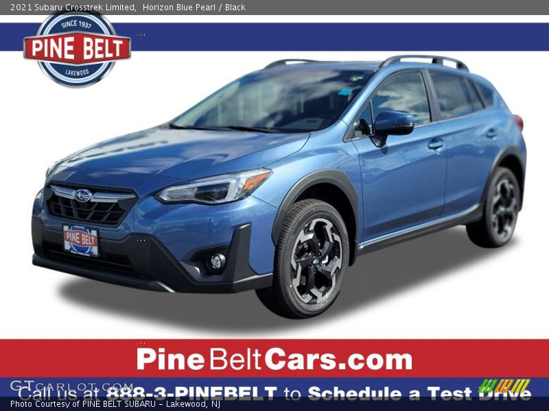 Horizon Blue Pearl / Black 2021 Subaru Crosstrek Limited