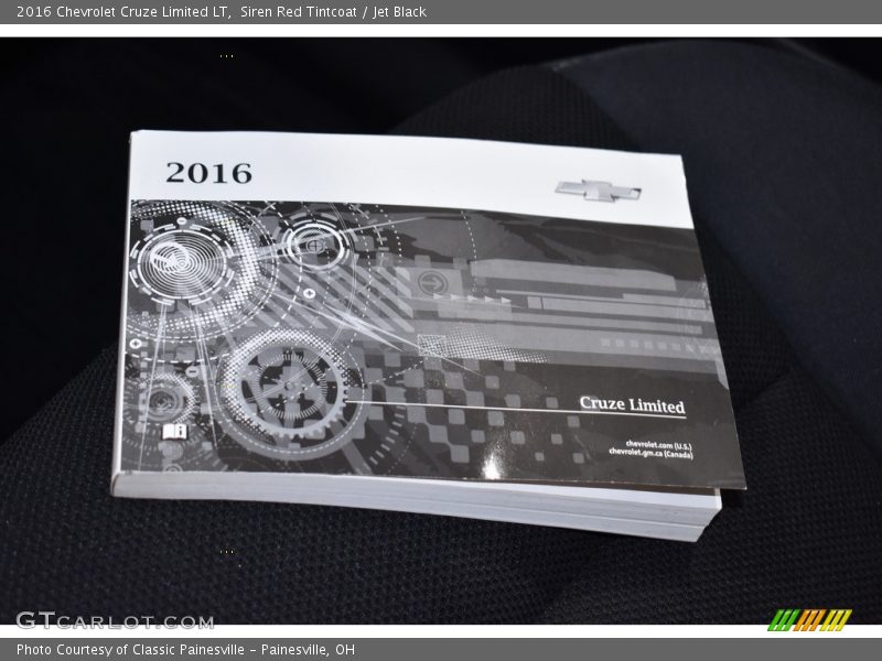 Siren Red Tintcoat / Jet Black 2016 Chevrolet Cruze Limited LT