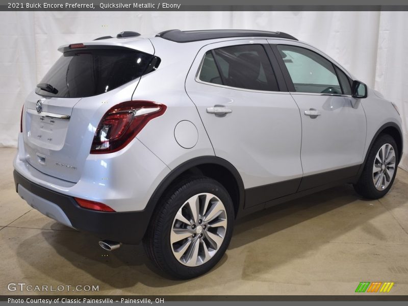 Quicksilver Metallic / Ebony 2021 Buick Encore Preferred