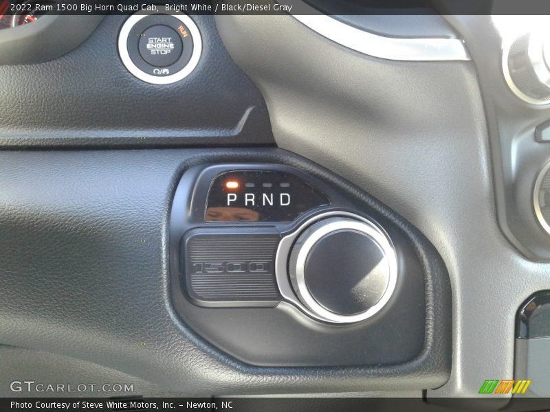 Bright White / Black/Diesel Gray 2022 Ram 1500 Big Horn Quad Cab