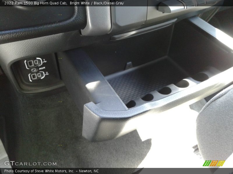 Bright White / Black/Diesel Gray 2022 Ram 1500 Big Horn Quad Cab
