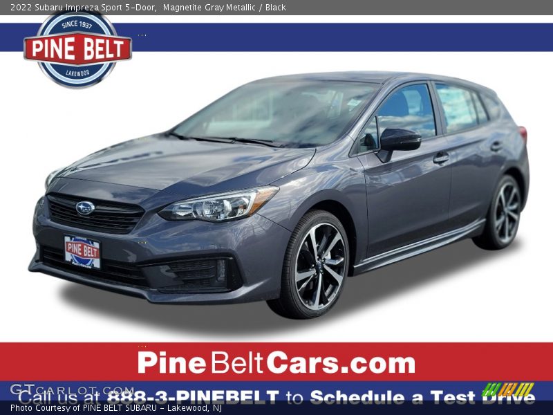 Magnetite Gray Metallic / Black 2022 Subaru Impreza Sport 5-Door