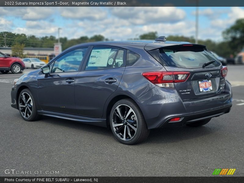 Magnetite Gray Metallic / Black 2022 Subaru Impreza Sport 5-Door