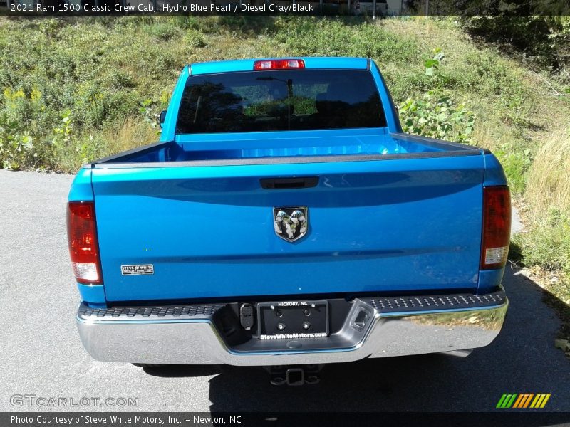 Hydro Blue Pearl / Diesel Gray/Black 2021 Ram 1500 Classic Crew Cab