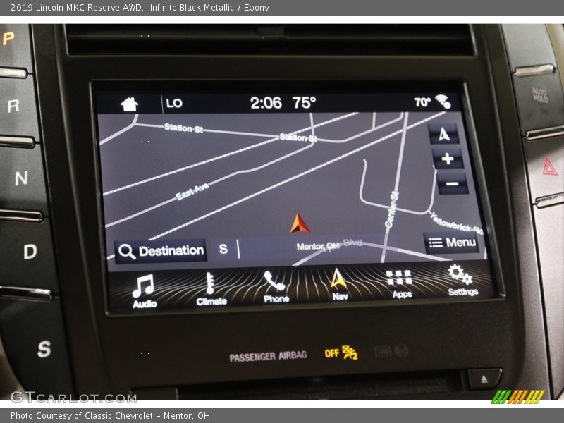 Navigation of 2019 MKC Reserve AWD