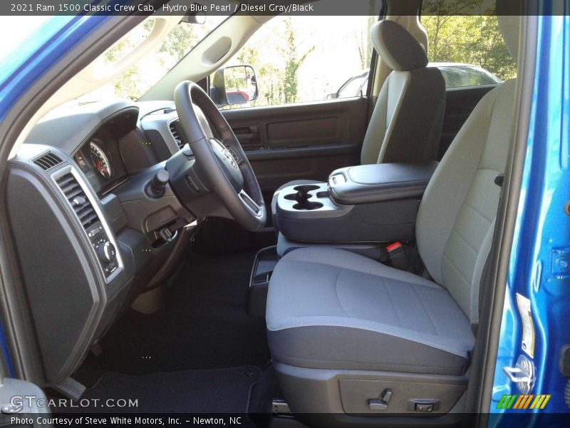 Hydro Blue Pearl / Diesel Gray/Black 2021 Ram 1500 Classic Crew Cab