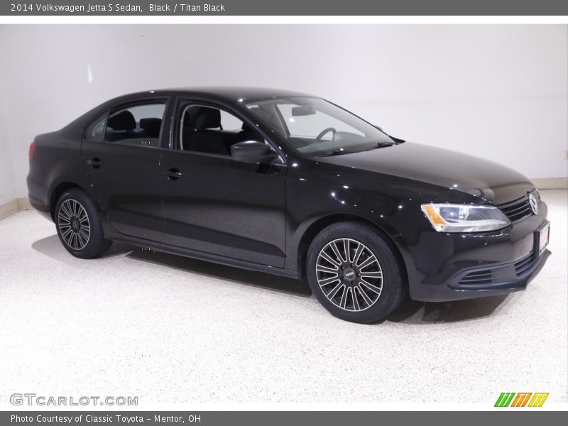 Black / Titan Black 2014 Volkswagen Jetta S Sedan