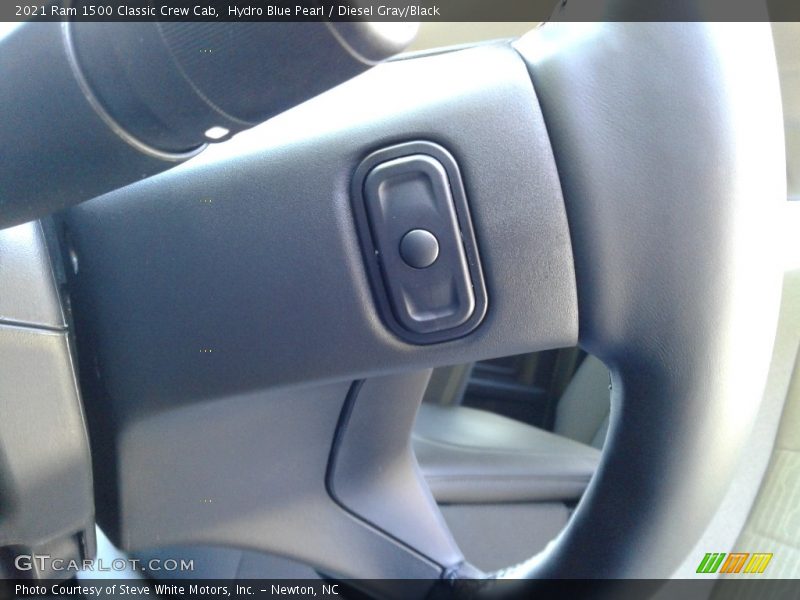 Hydro Blue Pearl / Diesel Gray/Black 2021 Ram 1500 Classic Crew Cab
