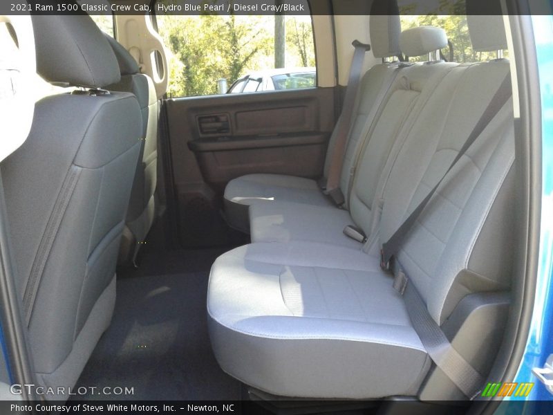 Hydro Blue Pearl / Diesel Gray/Black 2021 Ram 1500 Classic Crew Cab