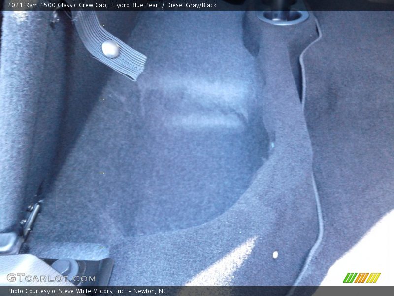 Hydro Blue Pearl / Diesel Gray/Black 2021 Ram 1500 Classic Crew Cab