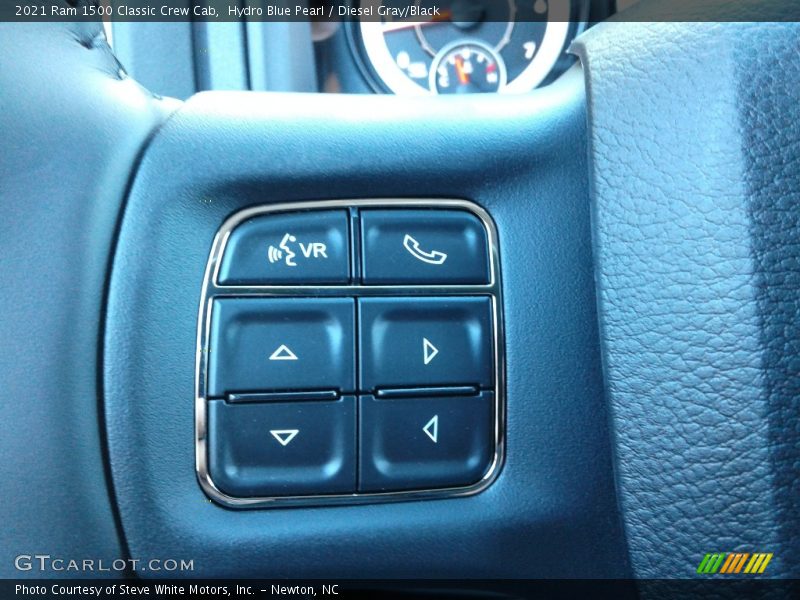 Hydro Blue Pearl / Diesel Gray/Black 2021 Ram 1500 Classic Crew Cab