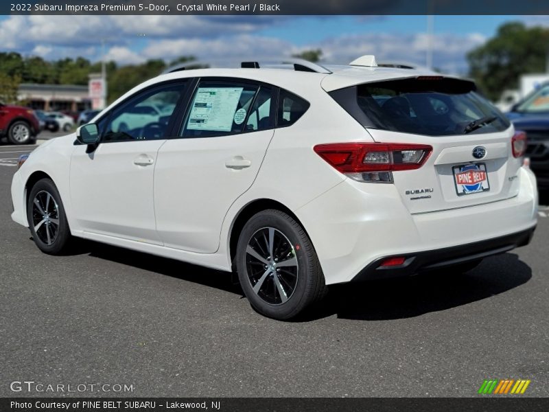 Crystal White Pearl / Black 2022 Subaru Impreza Premium 5-Door