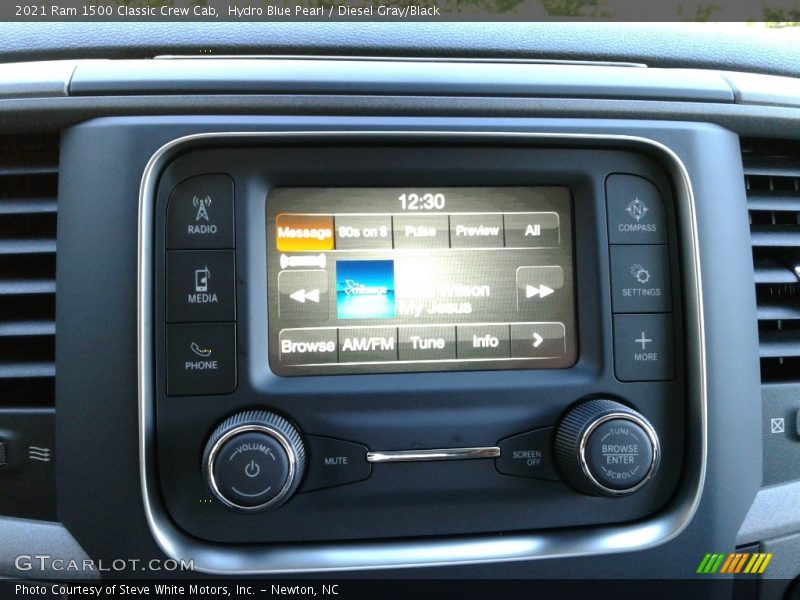 Hydro Blue Pearl / Diesel Gray/Black 2021 Ram 1500 Classic Crew Cab