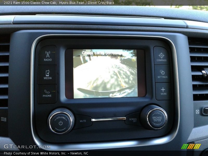 Hydro Blue Pearl / Diesel Gray/Black 2021 Ram 1500 Classic Crew Cab