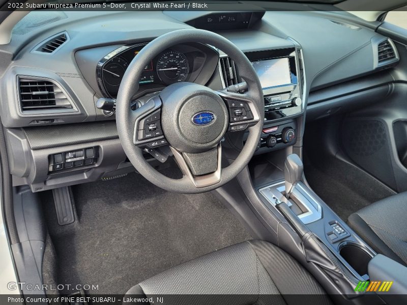  2022 Impreza Premium 5-Door Black Interior