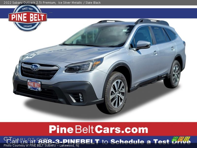 Ice Silver Metallic / Slate Black 2022 Subaru Outback 2.5i Premium