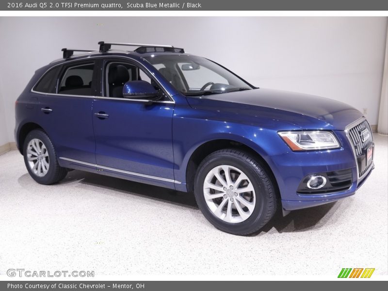 Scuba Blue Metallic / Black 2016 Audi Q5 2.0 TFSI Premium quattro