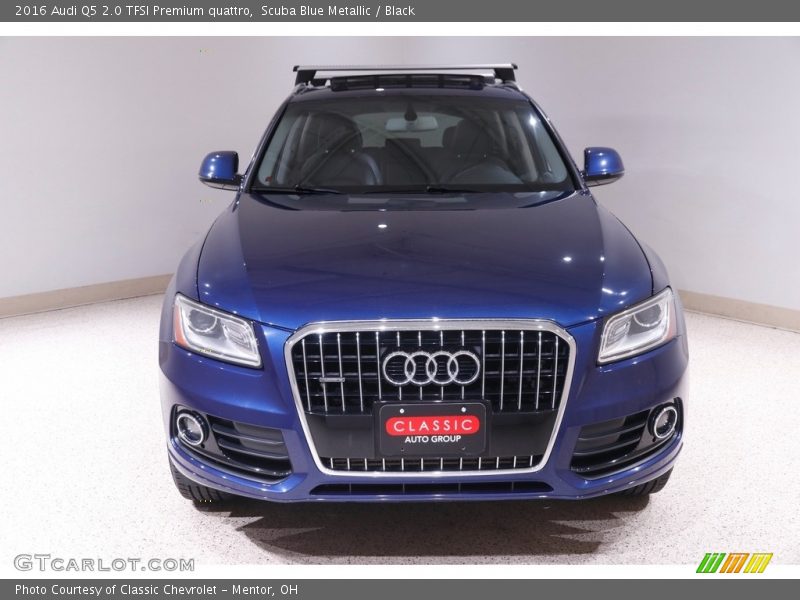 Scuba Blue Metallic / Black 2016 Audi Q5 2.0 TFSI Premium quattro