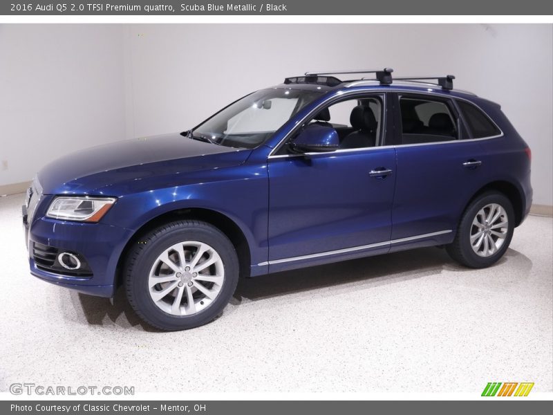 Scuba Blue Metallic / Black 2016 Audi Q5 2.0 TFSI Premium quattro