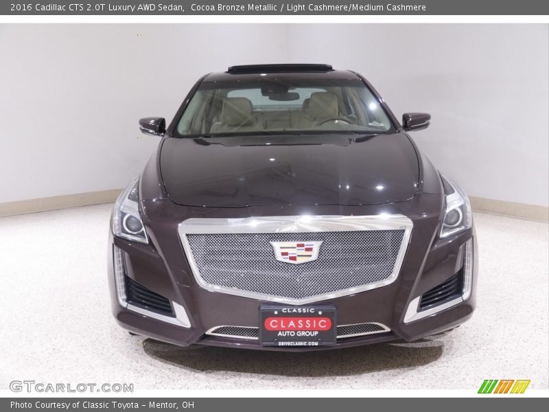 Cocoa Bronze Metallic / Light Cashmere/Medium Cashmere 2016 Cadillac CTS 2.0T Luxury AWD Sedan