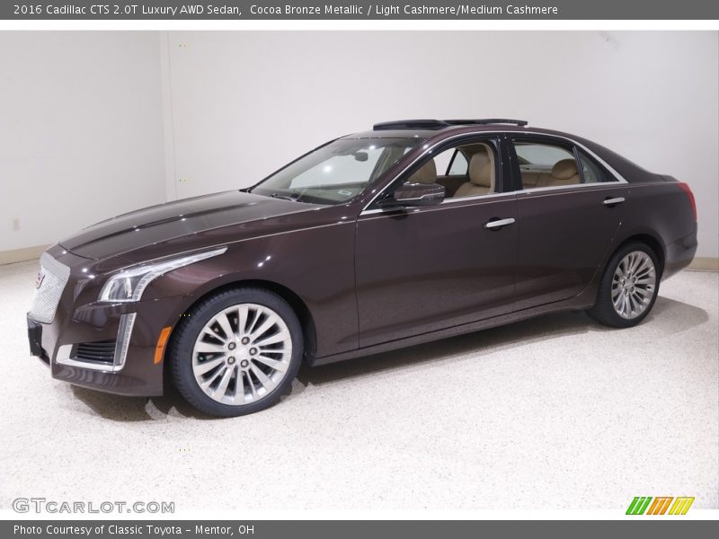 Cocoa Bronze Metallic / Light Cashmere/Medium Cashmere 2016 Cadillac CTS 2.0T Luxury AWD Sedan