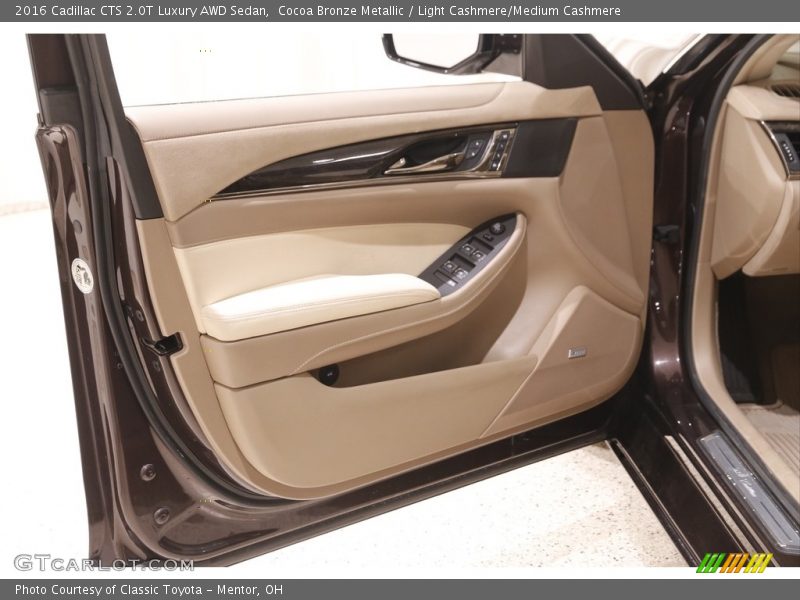 Cocoa Bronze Metallic / Light Cashmere/Medium Cashmere 2016 Cadillac CTS 2.0T Luxury AWD Sedan