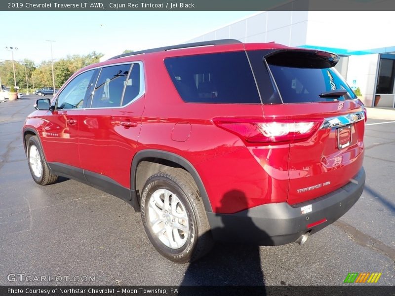 Cajun Red Tintcoat / Jet Black 2019 Chevrolet Traverse LT AWD