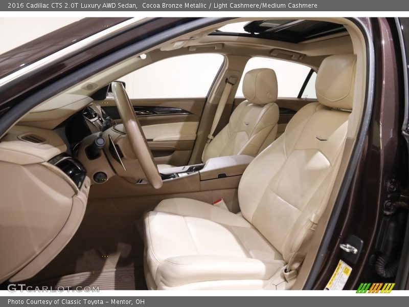 Cocoa Bronze Metallic / Light Cashmere/Medium Cashmere 2016 Cadillac CTS 2.0T Luxury AWD Sedan
