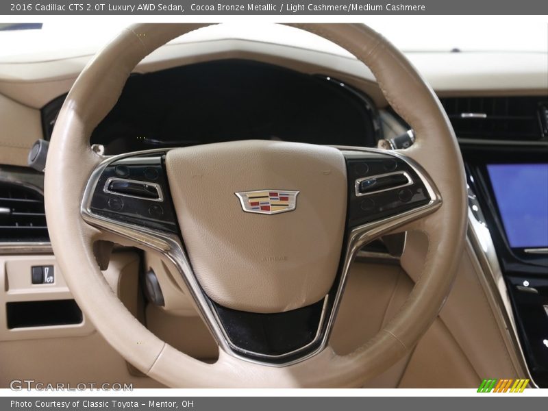 Cocoa Bronze Metallic / Light Cashmere/Medium Cashmere 2016 Cadillac CTS 2.0T Luxury AWD Sedan